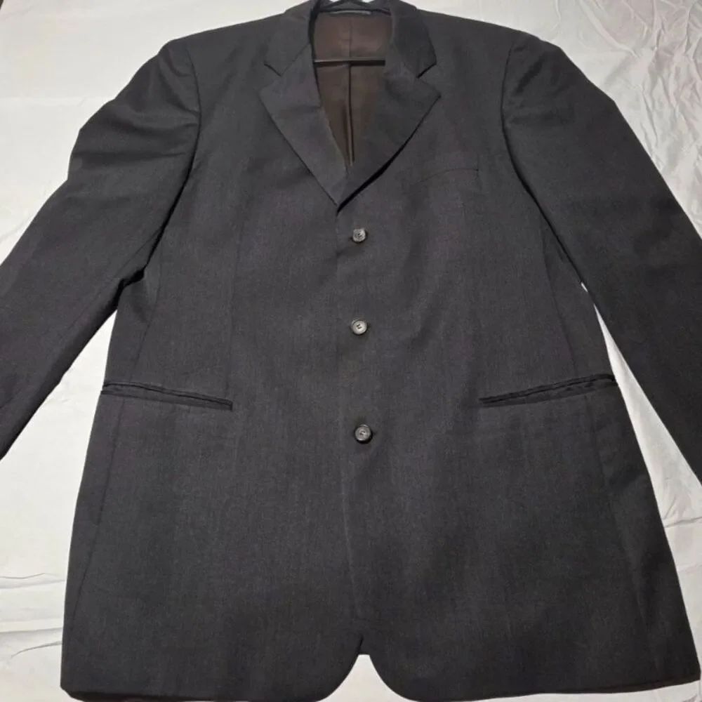 Hugo Boss Men's Black Blazer Sport Coat 3 Button 44R